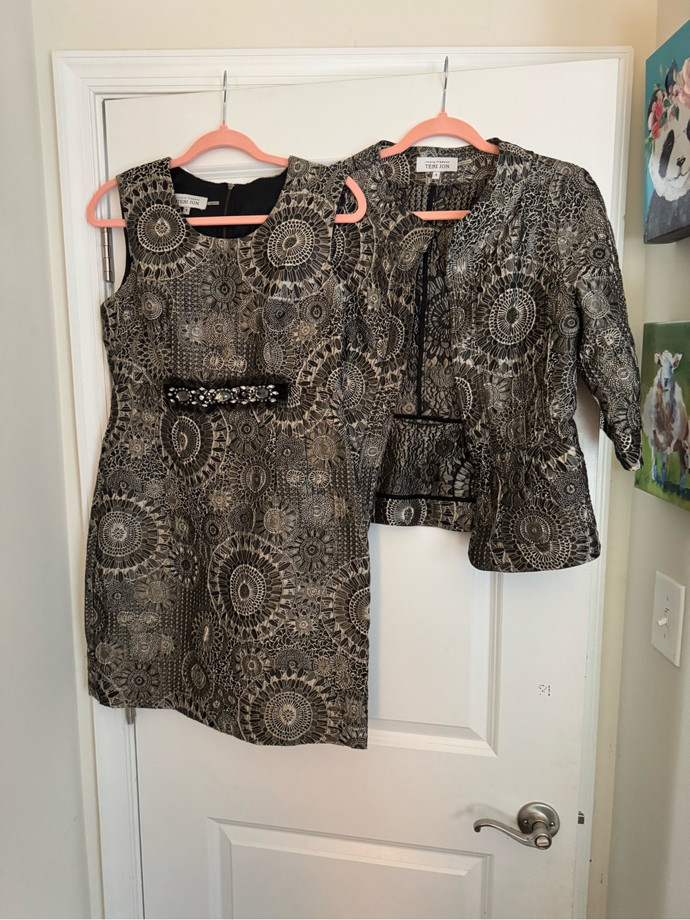 Rickie Freeman for Teri Jon dress and jacket size 8